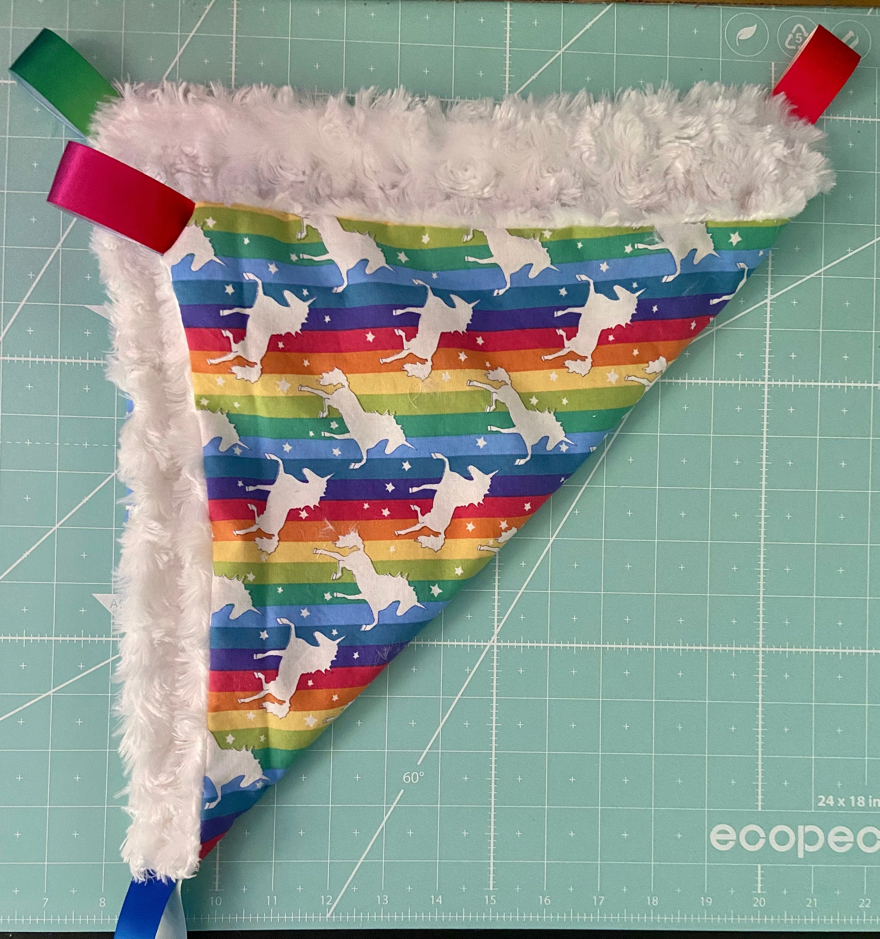Hamac licorne arc-en-ciel blanc
