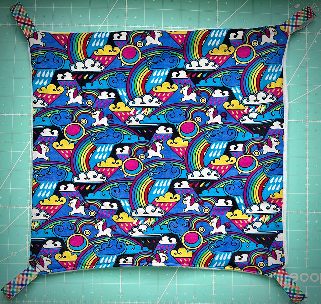 Hamac licorne éclaté artistique