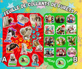 Feuille d’autocollants furets