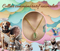 Collier commémoratif animalier